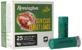 Remington Ammunition 20243 Gun Club 12 Gauge 2.75 1 18 oz 8 Shot 25 Per Box
