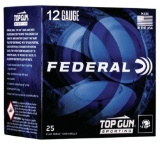 Federal TGSF12875 Top Gun 12 Gauge 2.75 1 oz 7.5 Shot 25 Per Box