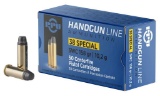 PPU PPH38SS Handgun 38 Special 158 gr Semi Wadcutter 50 Per Box