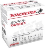 Winchester Ammo TRGT127 SuperTarget Light Target 12 Gauge 2.75 1 18 oz 1145 fps 7.5 Shot 25 Bx