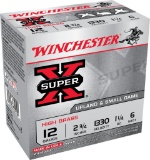 Winchester Ammo X126 Super X Game Load High Brass 12 Gauge 2.75 1 14 oz 1330 fps 6 Shot 25 Bx