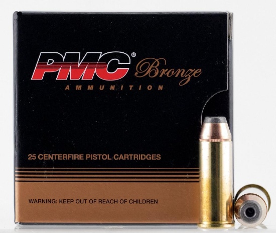 PMC 44SB Bronze 44 SW Spl 180 gr 980 fps Jacketed Hollow Point JHP 25 Box