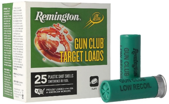 Remington Ammunition 20243 Gun Club 12 Gauge 2.75 1 18 oz 8 Shot 25 Per Box