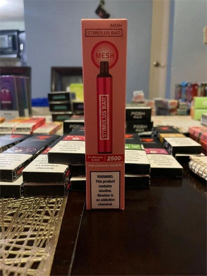 Mesh Stimulus Bar 2500 Puffs - Pink Lemonade Rainb