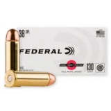 Federal RTP38130 Range Target RangeTargetPractice 38 Special 130 gr Full Metal Jacket FMJ 50 Per