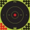 ProShot 12BGREEN5PK SplatterShot SelfAdhesive Paper BlackGreen 12 Bullseye 5 Pack