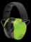 Walkers GWPDCPMHVG Advanced Protection Passive Muff 26 dB Over the Head Lime GreenBlack Polymer