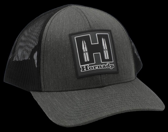 Hornady 99217 Hornady Cap Mesh Cap Gray Black Structured
