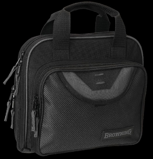 Browning 12902099 Crossfire Double BlackGray 600D Polyester Holds 2 Handguns