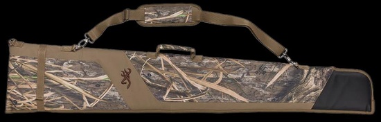 Browning 1419555952 Waterfowl Slip Shotgun Case Mossy Oak Shadow Grass Habitat Polyester 52