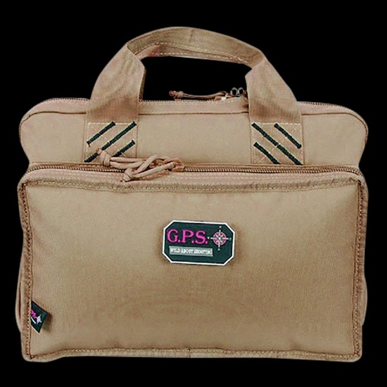GPS Bags 1310PCT Quad Tan Holds 4 Handguns
