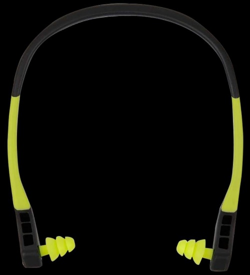 Allen 4102 Wave Banded Ear Plugs 22 dB GrayYellow Lightweight