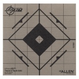 Allen 15789 Thermal Target SightIn Grid Hanging Paper 6 x 6 BlackGray