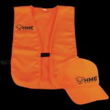 HME HMESFVHOR Safety VestCap OSFA Orange Polyester