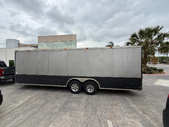 2012 Pilot 24 ft T/A Enclosed Trailer  9990 lb GVWR, Torsion Axle, Side Door