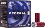 Federal H1216 GameShok Upland 12 Gauge 2.75 1 oz 6 Shot 25 Per Box