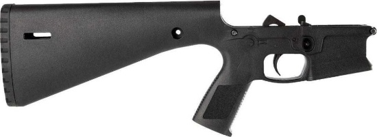 Wraithworks WARP-15 Polymer Complete AR15 Lower Receiver - Black | Mil-Spec Parts Kit | Integral