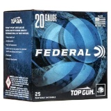 Federal Tg2075 Top Gun 20 Gauge 2.75 7/8 Oz 7.5 Shot 25 Bx