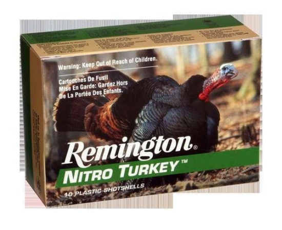 Remington Ammunition Nt12S4 Nitro Turkey 12 Gauge 2.75 1 1/2 Oz 4 Shot 10 Bx