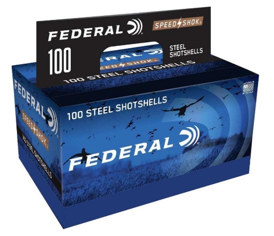 Federal Wf1421002 Speed-Shok 12 Gauge 3 1 1/4 Oz 2 Shot 100 Bx