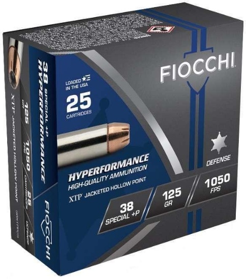 Fiocchi Amo 38 Special+P 110Gr Xtphp 25-Rd