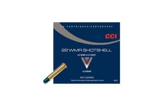 Cci 0025 Pest Control Maxi-Mag 22 Mag 52 Gr #12 Shot 20 Bx