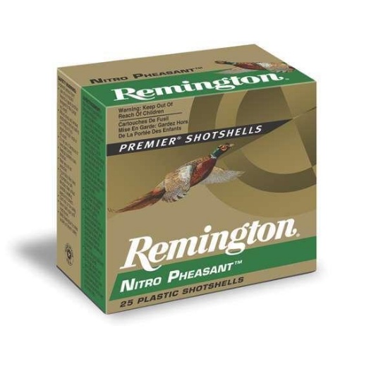 Remington Ammunition Np12M6 Premier Nitro Pheasant 12 Gauge 2.75 1 3/8 Oz 6 Shot 25 Bx