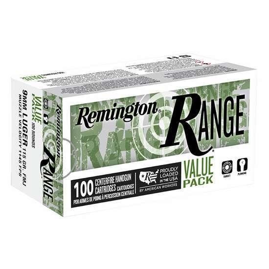 Rem Range 9Mm 115Gr Fmj 100/5