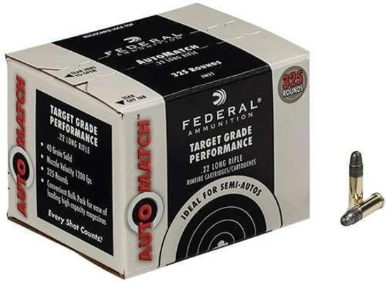 Federal Am22 Champion Training 22 Lr 40 Gr Lead Round Nose (Lrn) 325 Bx