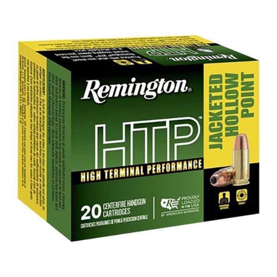 Remington Ammunition Rtp380A1A Htp 380 Acp 88 Gr Jacketed Hollow Point (Jhp) 20 Bx