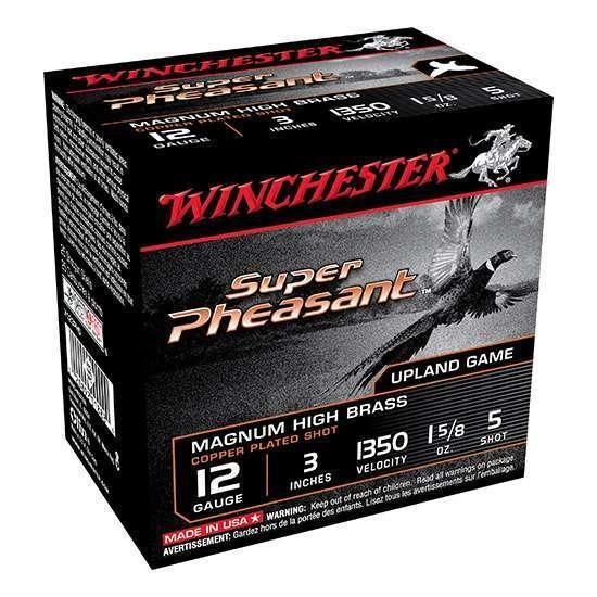Winchester Ammo X123Ph5 Super Pheasant Magnum High Brass 12 Gauge 3 1 5/8 Oz 5 Shot 25 Bx
