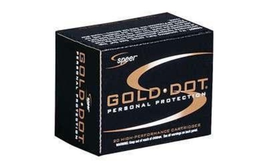 Speer Ammo 23606Gd Gold Dot Personal Protection 380 Acp 90 Gr Hollow Point (Hp) 20 Bx