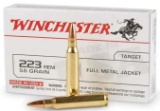 Winchester Ammo Usa223R1Ky Usa 223 Rem 55 Gr Full Metal Jacket (Fmj) 20 Bx