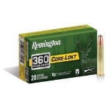 Remington Ammunition R27742 360 Buckhammer 180 Gr Soft Point Core-Lokt (Spcl) 20 Bx