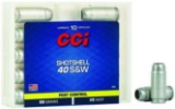Cci 3740 40 S&W 88 Gr Shotshell #9 Shot 10 Bx