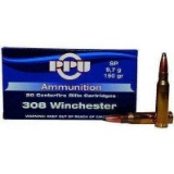 Ppu Pp3081 Standard Rifle 308 Win 150 Gr Soft Point (Sp) 20 Bx