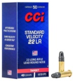 Cci 0035 Standard Velocity 22 Lr 40 Gr Lead Round Nose (Lrn) 50 Bx