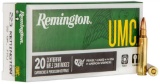 Remington Ammunition L223R3 Umc 223 Rem 55 Gr Full Metal Jacket (Fmj) 20 Bx