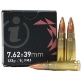 Igman Brass Case Ammo 7.62X39 123Gr Fmj 15Rd White Box