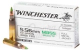 Winchester Ammo Usa855K Usa 5.56X45Mm Nato 62 Gr Full Metal Jacket Lead Core (Fmjlc) 20 Bx