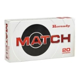 Hornady 82300 Match 338 Lapua Mag 285 Gr Extremely Low Drag-Match 20 Bx