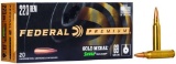 Federal Gm223M Gold Medal 223 Rem 69 Gr Sierra Matchking Boat-Tail Hollow Point (Bthp) 20 Bx