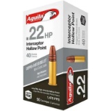 Aguila 1B222321 Special Interceptor 22 Lr 40 Gr Hollow Point (Hp) 50 Bx