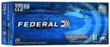 Federal 223L Power-Shok 223 Rem 64 Gr Jacketed Soft Point (Jsp) 20 Bx