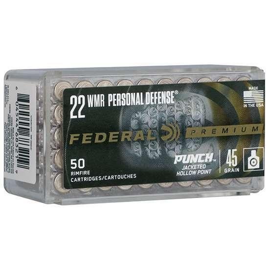 Fed Personal Defense 22Mag Punch 45Gr 50/40