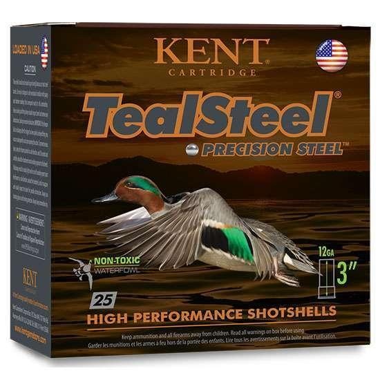 Kent Cartridge Kts123365 Teal Steel Steel Waterfowl 12 Ga 3 1-1/4 Oz 5 Shot25Bx