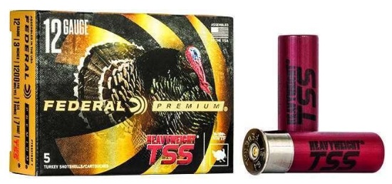 Federal Ptssx193F7 Premium Heavyweight Tss 12 Gauge 3 1 3/4 Oz 7 Shot 5 Bx