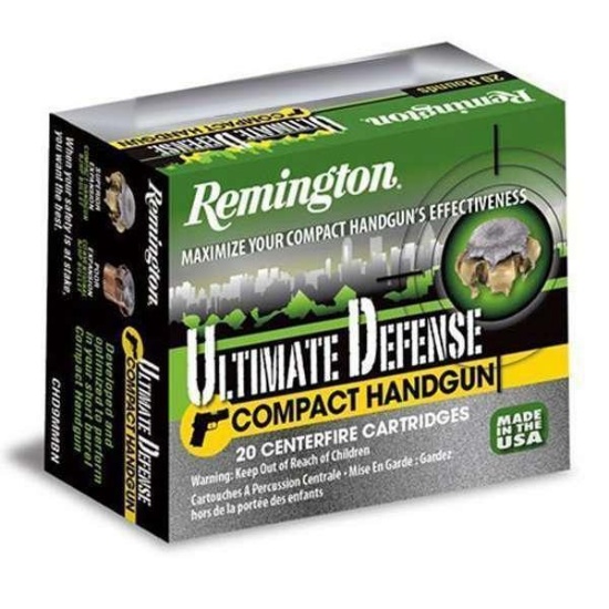 Remington Ammunition Chd45Apbn Ultimate Defense 45 Acp 230 Gr Brass Jacket Hollow Point (Bjhp) 20 Bx