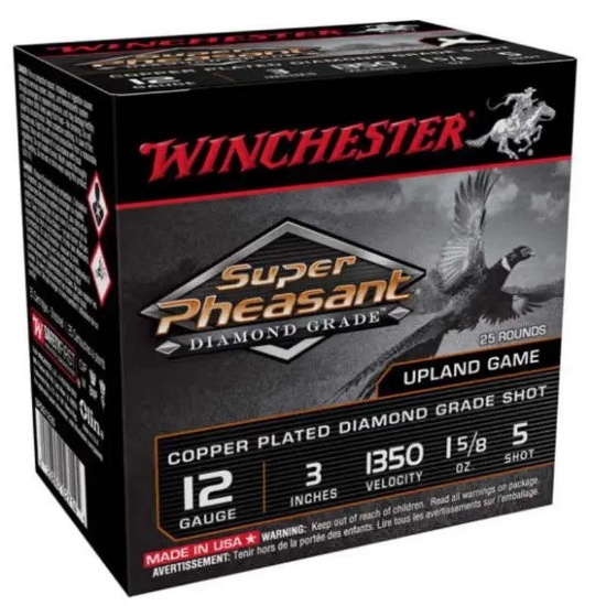 Win Spdg1235 12Ga 3 #5 Dmnd Grd Pheasant 25/10