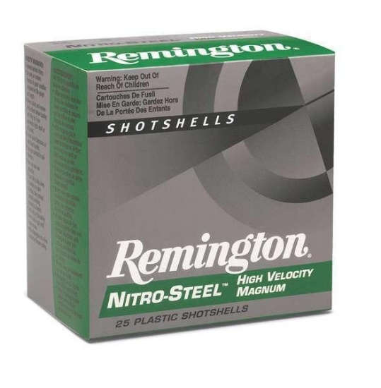 Remington Ammunition Ns12Hmb Nitro Steel 12 Gauge 3 1 3/8 Oz Bb Shot 25 Bx